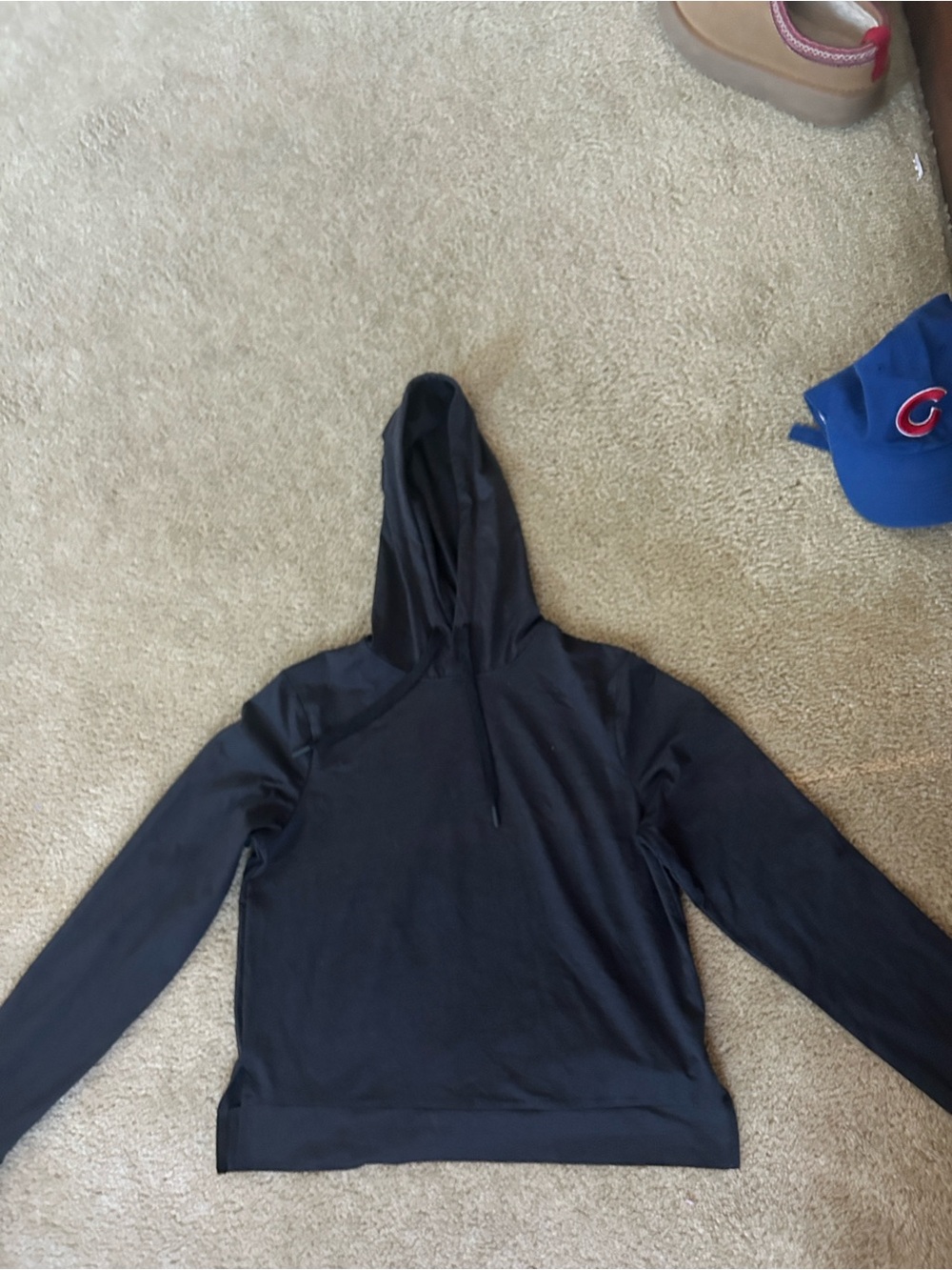 all in motion Black Hooded Pullover Sweatshirt